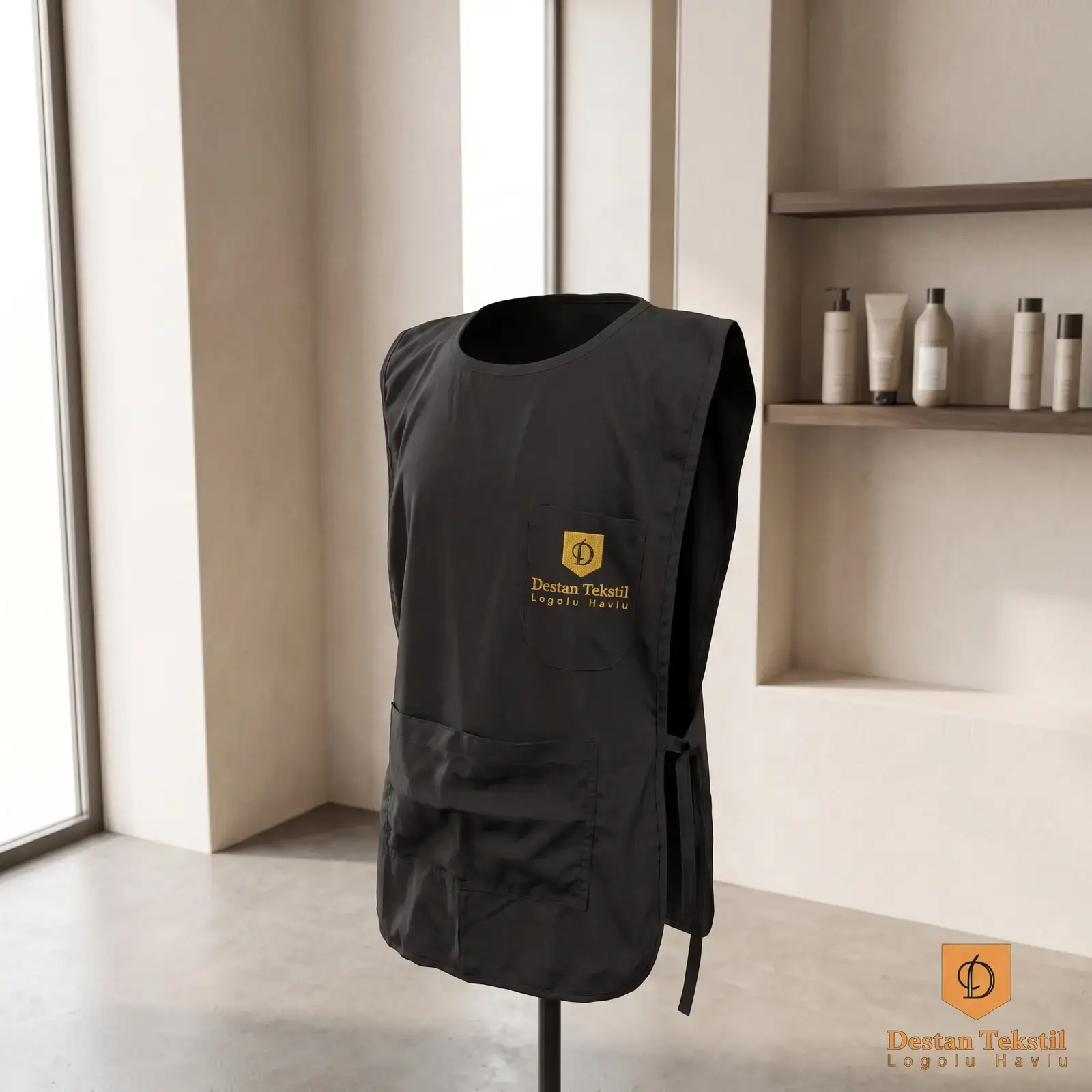 Fermuarlı Salon Çalışma Yeleği